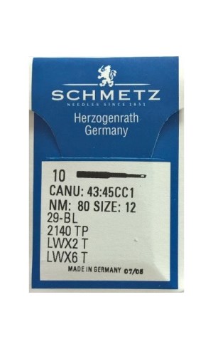 SCHMETZ AGHI LWX6T - NO. 80 - SCHMETZ NADELN LWX6T - NR. 80